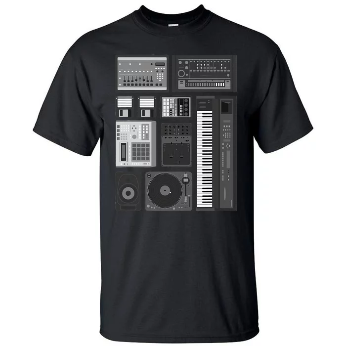 Old School Hip Hop Rap Music Beat Maker Tall T-Shirt