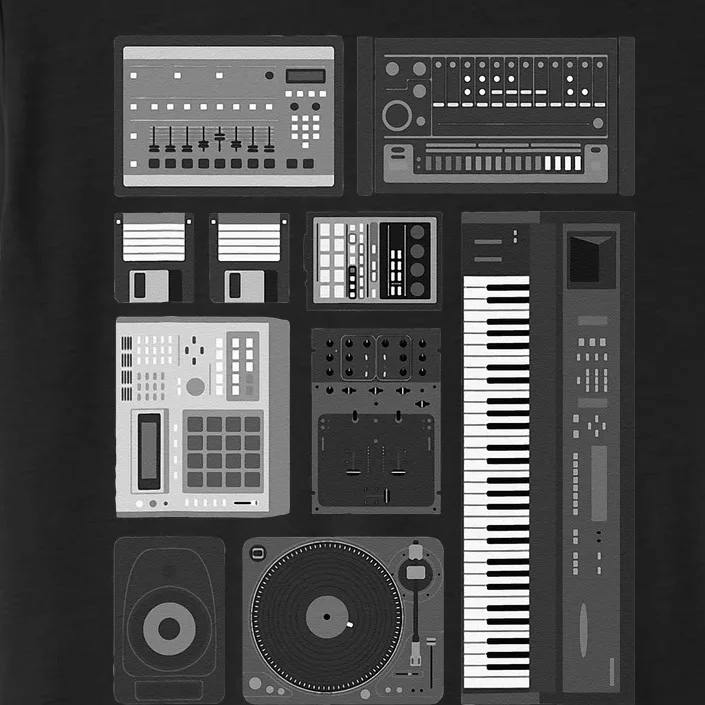 Old School Hip Hop Rap Music Beat Maker ChromaSoft Performance T-Shirt