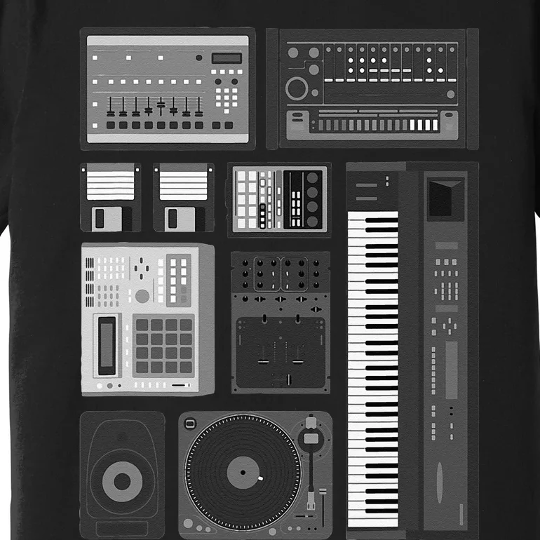 Old School Hip Hop Rap Music Beat Maker Premium T-Shirt