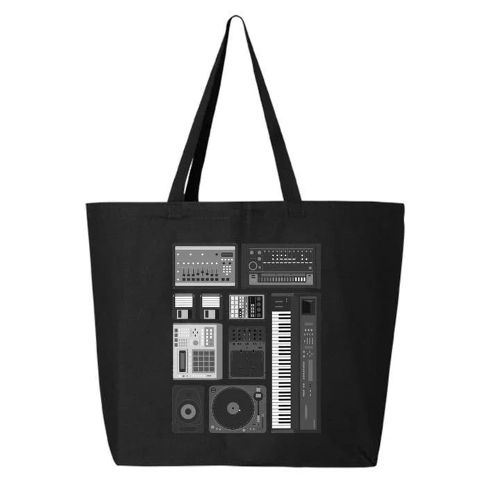 Old School Hip Hop Rap Music Beat Maker 25L Jumbo Tote