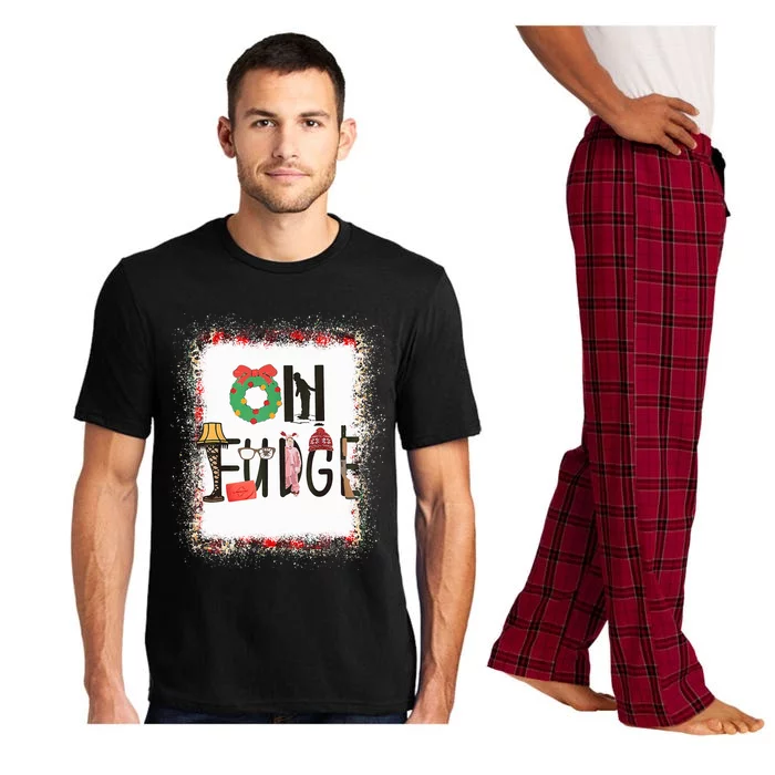 Oh Santa Hat Funny Christmas Story Family Pajama Set