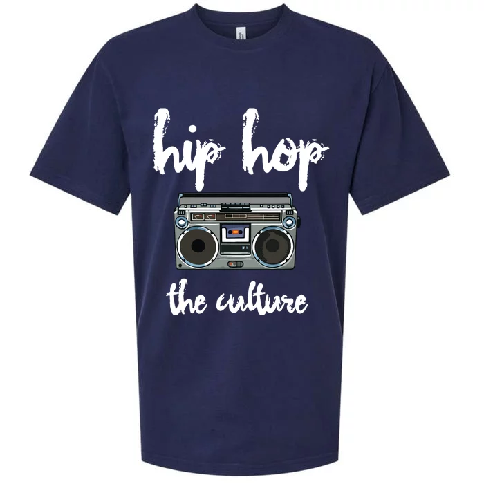 Old School Hip Hop Mix Tape Boombox The Culture Sueded Cloud Jersey T-Shirt