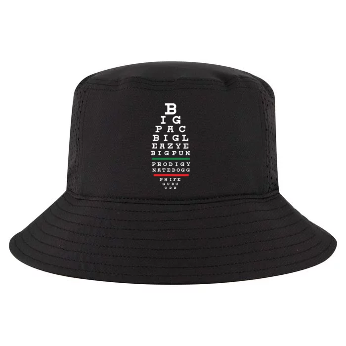 Old School Hip Hop Music Rap Legends Eye Chart 90s HipHop Cool Comfort Performance Bucket Hat