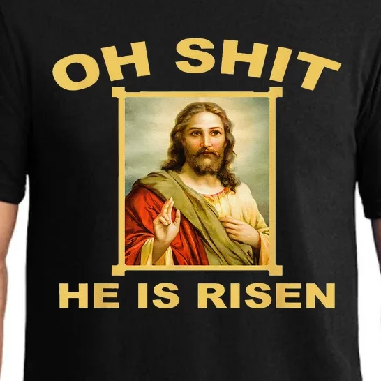 Oh Shit He Is Risen Jesus Christian Holy Pajama Set