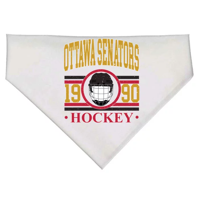 Ottawa Senators Hockey Team Supporter USA-Made Doggie Bandana