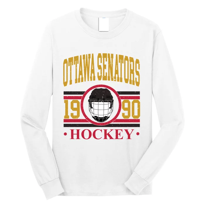 Ottawa Senators Hockey Team Supporter Long Sleeve Shirt