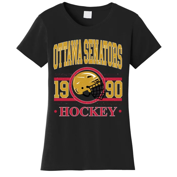 Ottawa Senators Hockey Team Supporter 1990 Women's T-Shirt