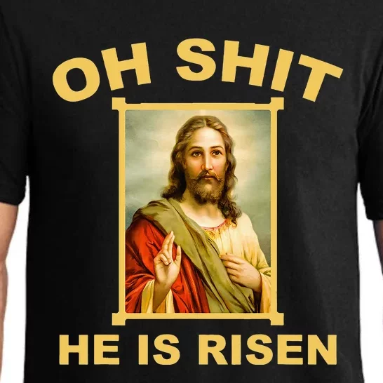 Oh Shit He Is Risen Jesus Christian Holy Pajama Set