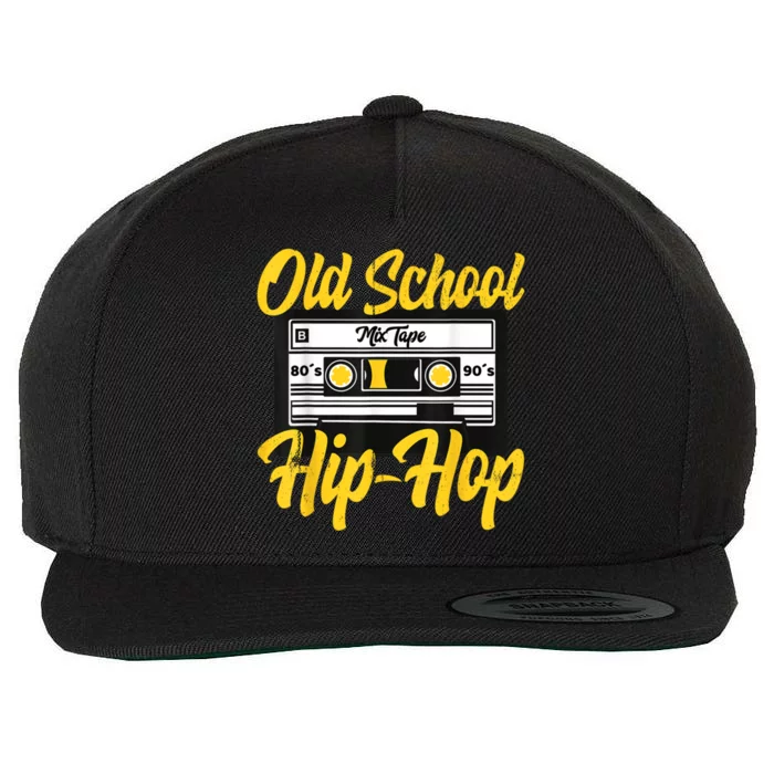 Old School Hip Hop 80s 90s Mixtape Cassette Wool Snapback Cap