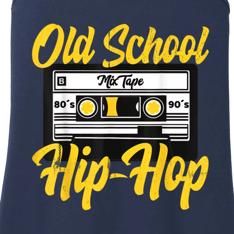 Old School Hip Hop 80s 90s Mixtape Cassette Ladies Essential Tank