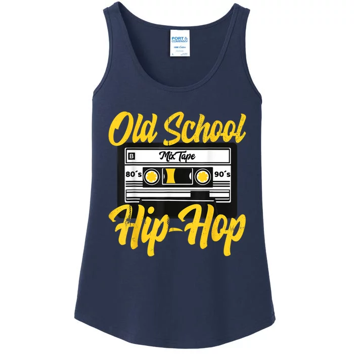 Old School Hip Hop 80s 90s Mixtape Cassette Ladies Essential Tank