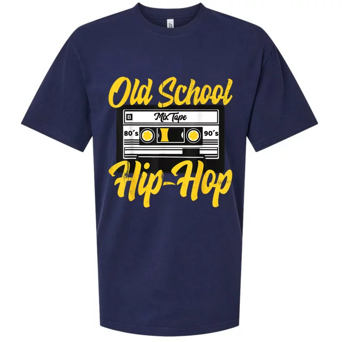 Old School Hip Hop 80s 90s Mixtape Cassette Sueded Cloud Jersey T-Shirt