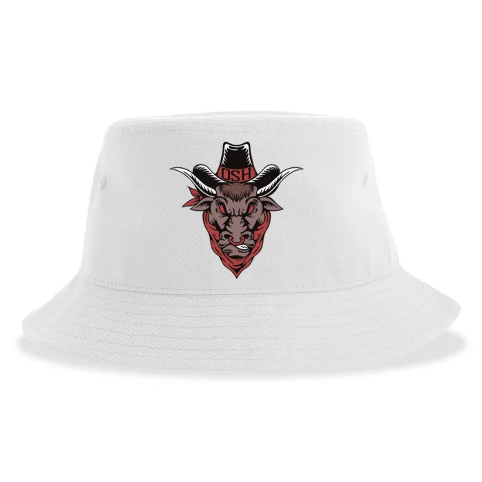 Old School Hats Bull Custom Printed Sustainable Bucket Hat