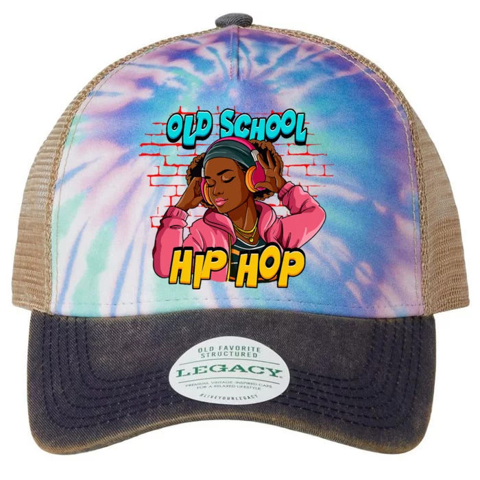 Old School Hip Hop Girl Legacy Tie Dye Trucker Hat