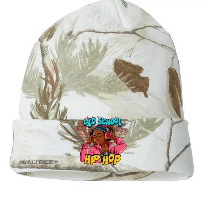 Old School Hip Hop Girl Kati - 12in Camo Beanie