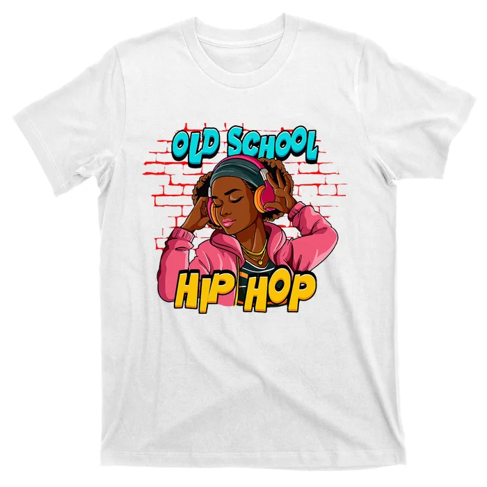 Old School Hip Hop Girl T-Shirt