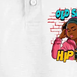 Old School Hip Hop Girl Dry Zone Grid Performance Polo