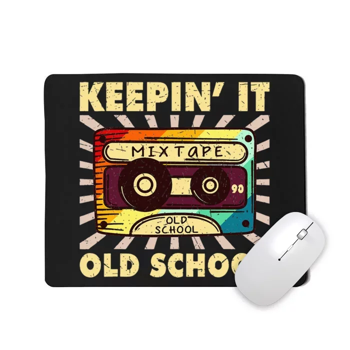 Old School Hip Hop 80s 90s Mixtape Mousepad