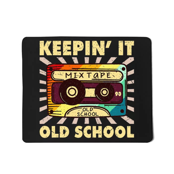 Old School Hip Hop 80s 90s Mixtape Mousepad