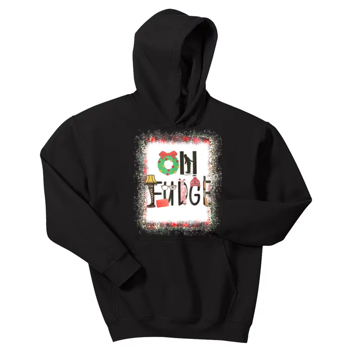 Oh Santa Hat Funny Christmas Story Family Christmas Kids Hoodie