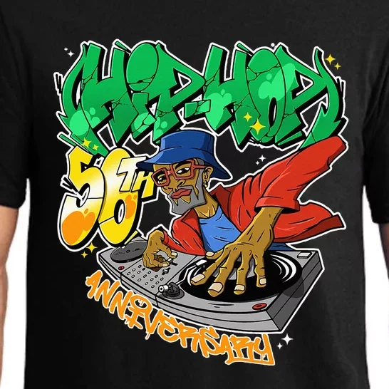 Old School Hip Hop Retro Hip Hop 90s Graffiti DJ Pajama Set