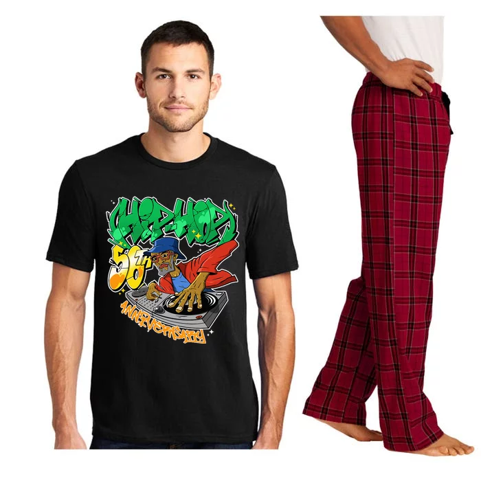 Old School Hip Hop Retro Hip Hop 90s Graffiti DJ Pajama Set