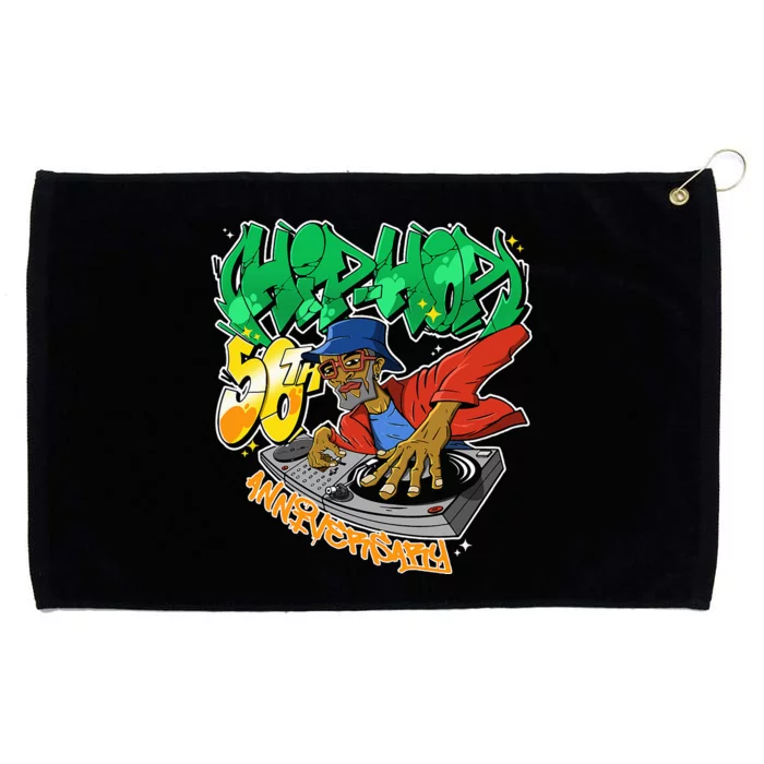 Old School Hip Hop Retro Hip Hop 90s Graffiti DJ Grommeted Golf Towel