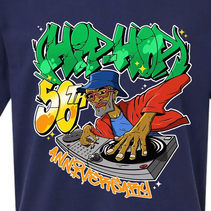 Old School Hip Hop Retro Hip Hop 90s Graffiti DJ Sueded Cloud Jersey T-Shirt