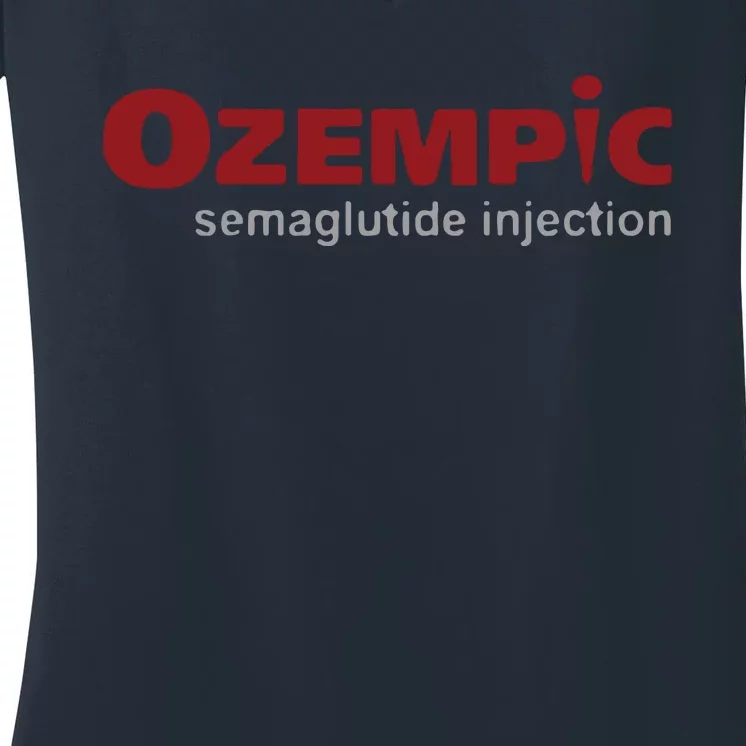 Ozempic Semaglutide Injection Women's V-Neck T-Shirt