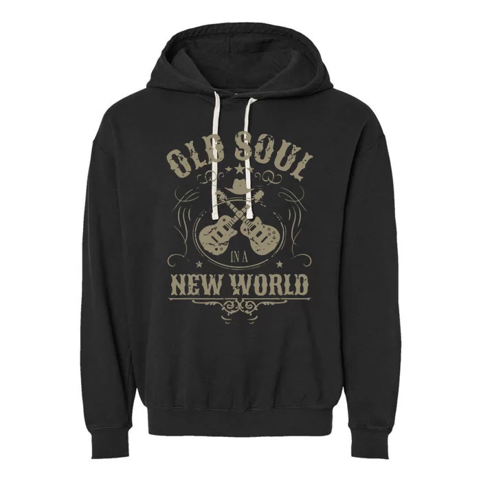 Old Soul In A New World Rich North Of Richmond Garment-Dyed Fleece Hoodie