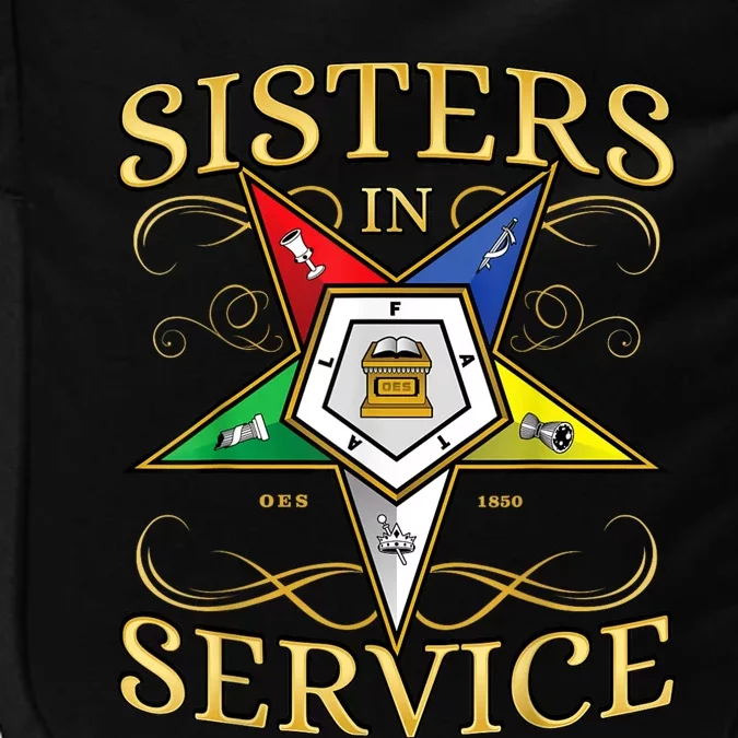 OES Sisters In Service Order Of The Eastern Star Impact Tech Backpack