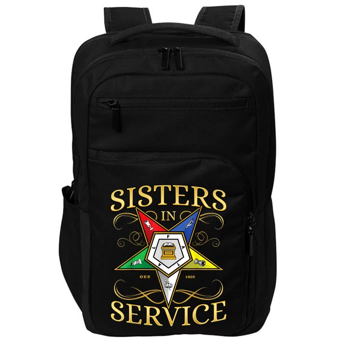 OES Sisters In Service Order Of The Eastern Star Impact Tech Backpack