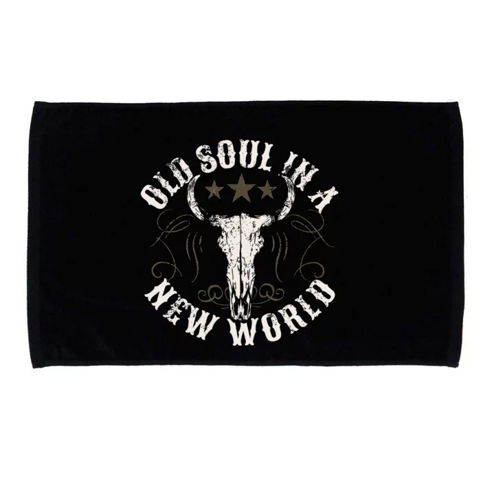 Old Soul In A New World Country Bluegrass Music Guitar Microfiber Hand Towel