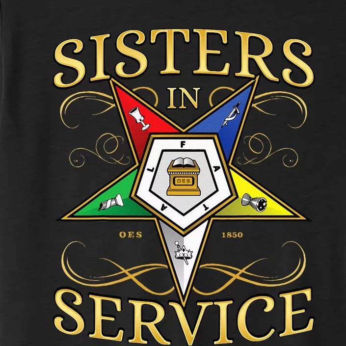 OES Sisters In Service Order Of The Eastern Star ChromaSoft Performance T-Shirt