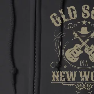 Old Soul In A New World Full Zip Hoodie