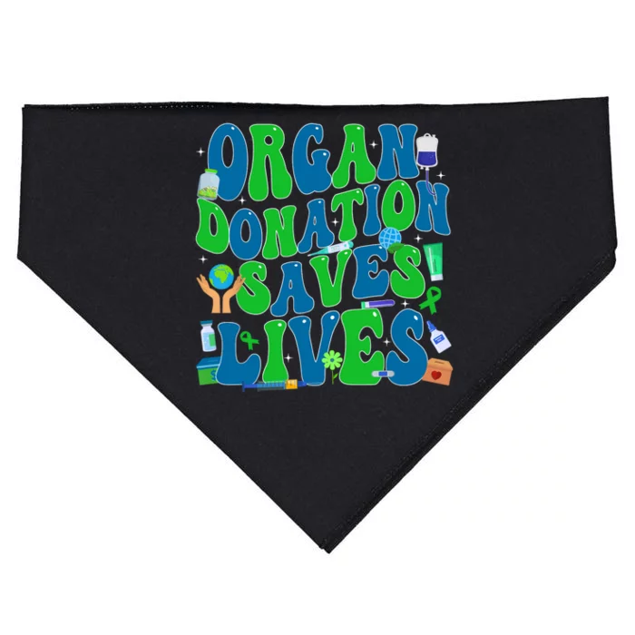 Organ Saves Lives National Donate Life Awareness USA-Made Doggie Bandana