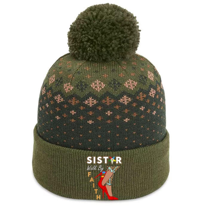 OES Sistar Leopard Walk By Faith Order Of The Eastern Star The Baniff Cuffed Pom Beanie