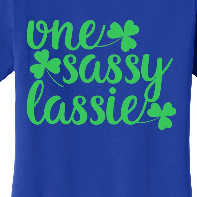 One Sassy Lassie Tee St Patrick's Day Gift Meaningful Gift Women's T-Shirt