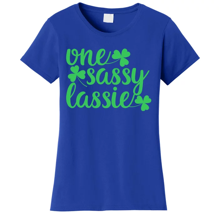 One Sassy Lassie Tee St Patrick's Day Gift Meaningful Gift Women's T-Shirt