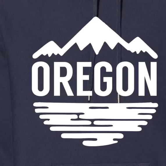 Oregon Simple Logo Premium Hoodie