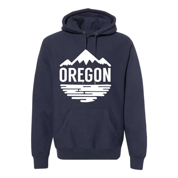 Oregon Simple Logo Premium Hoodie