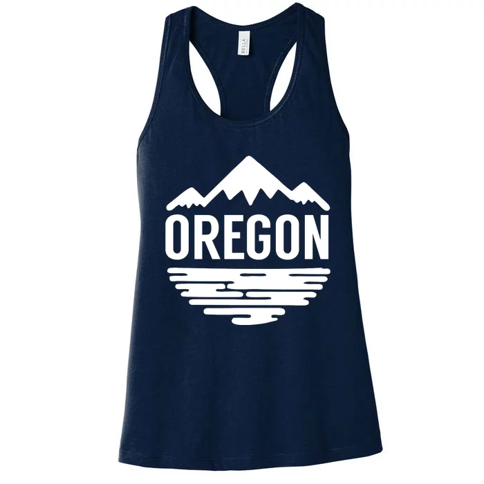 Oregon Simple Logo Women's Racerback Tank