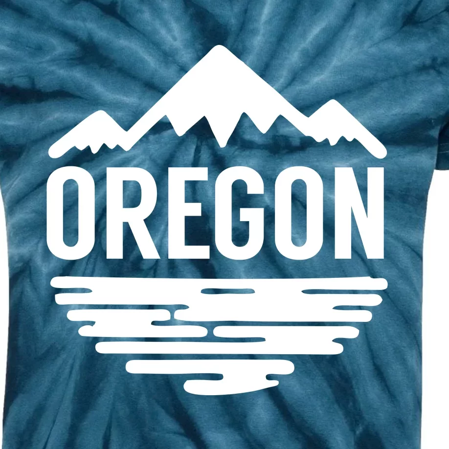 Oregon Simple Logo Kids Tie-Dye T-Shirt