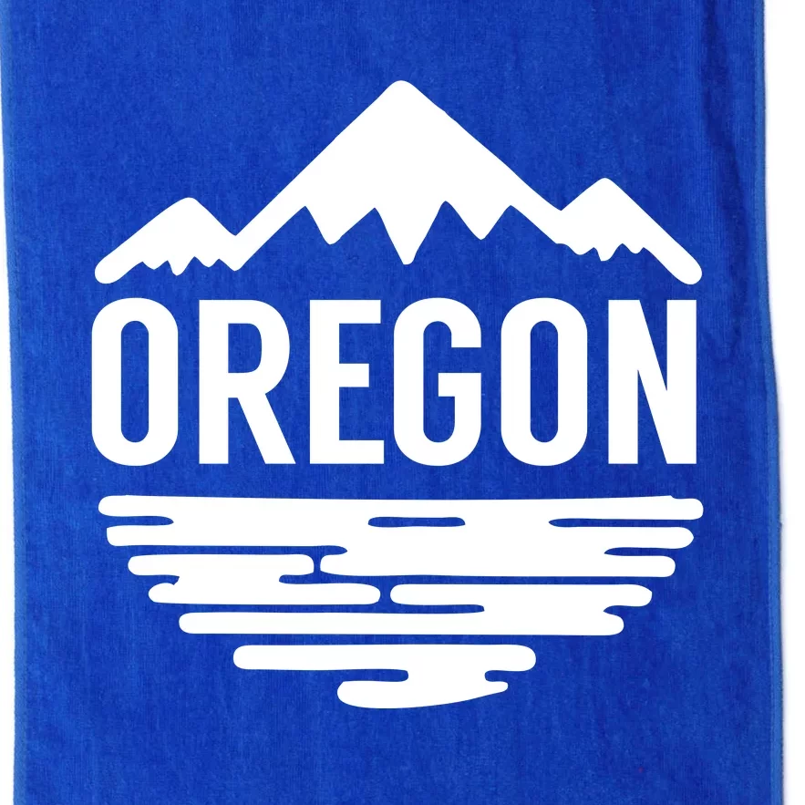 Oregon Simple Logo Platinum Collection Golf Towel