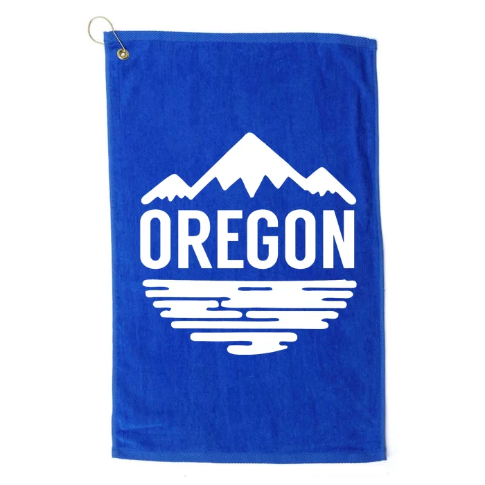 Oregon Simple Logo Platinum Collection Golf Towel