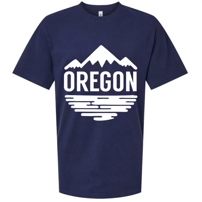 Oregon Simple Logo Sueded Cloud Jersey T-Shirt