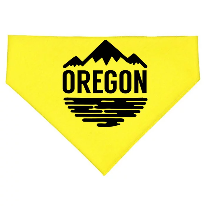 Oregon Simple Logo USA-Made Doggie Bandana