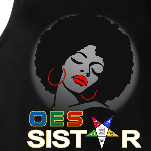 Oes Sister Light Order Of The Eastern Star Parents' Day Gift Ladies Tri-Blend Wicking Tank