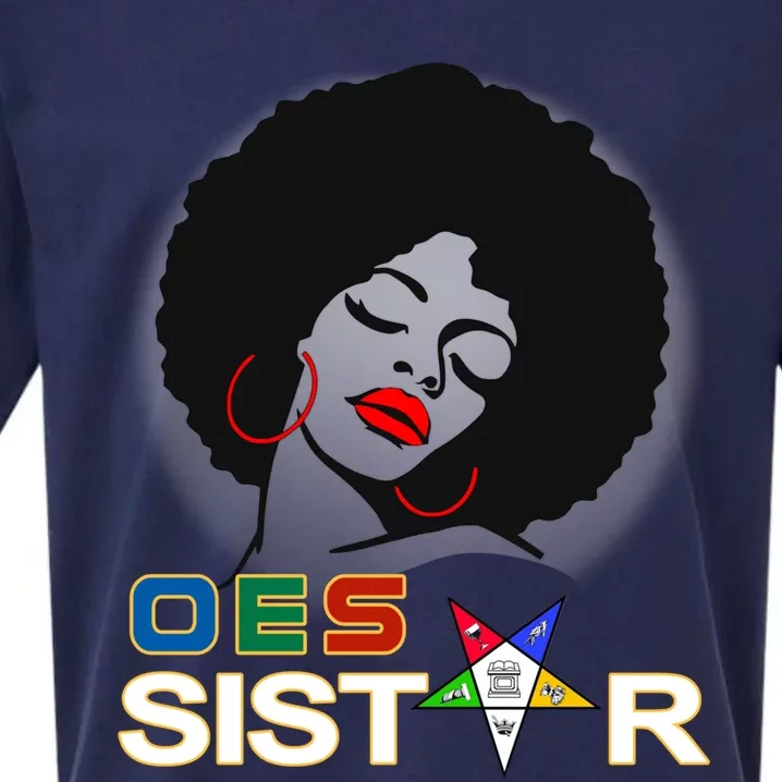 Oes Sister Light Order Of The Eastern Star Parents' Day Gift Sueded Cloud Jersey T-Shirt