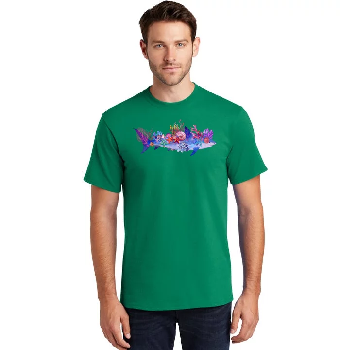 Ocean Sea Life Shark Tall T-Shirt